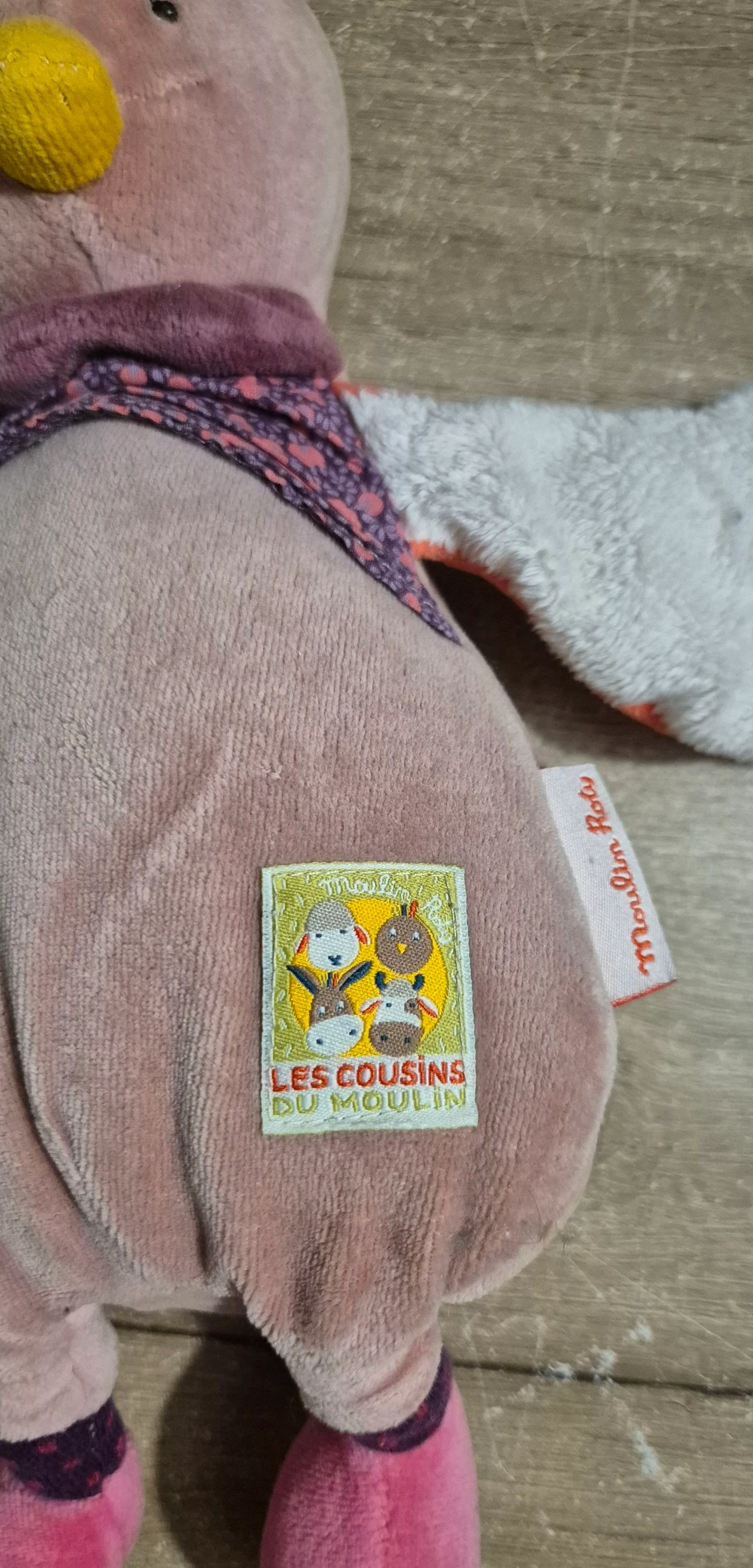 Doudou poule Madame Pivoine – photo 6